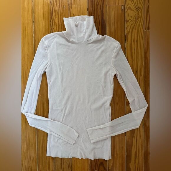 Intimately Free People Mesh Turtleneck Top - Picture 1 of 6